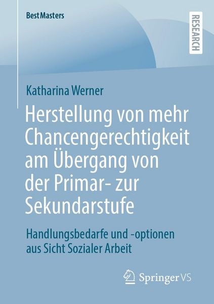 Produktbild: Herstellung von mehr Chancengerechtigkeit am &Uuml;bergang von der Primar- zur Sekundarstufe
