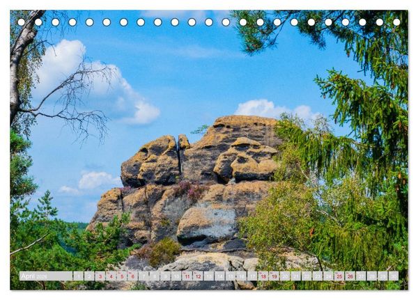 Produktbild: Naturpark Zittauer Gebirge (Tischkalender 2026 DIN A5 quer), CALVENDO Monatskalender