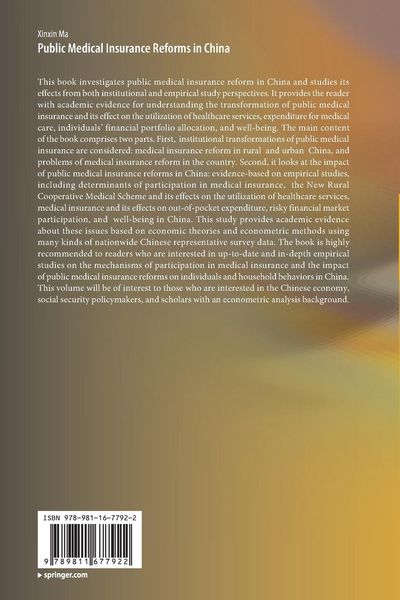 Produktbild: Public Medical Insurance Reforms in China
