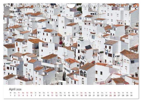 Produktbild: Spanien - Ein wundervolles Land mit viel Sonnenschein. (Wandkalender 2026 DIN A4 quer), CALVENDO Monatskalender