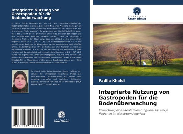 Produktbild: Integrierte Nutzung von Gastropoden f&uuml;r die Boden&uuml;berwachung