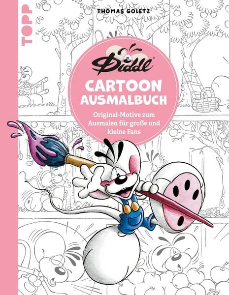 Produktbild: DIDDL &ndash; Cartoon Ausmalbuch