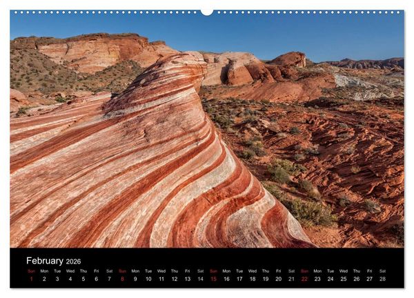 Produktbild: USA Nature Deluxe (High Quality Premium Wall Calendar 2026 DIN A2 landscape),CALVENDO 12 Month Wall Calendar