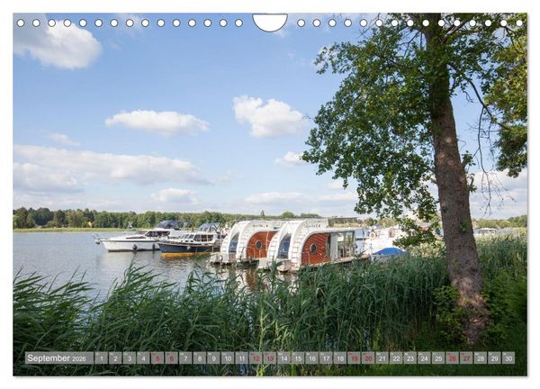 Produktbild: Hausbooturlaub Deutschland - Mecklenburgische Seenplatte (Wandkalender 2026 DIN A4 quer), CALVENDO Monatskalender