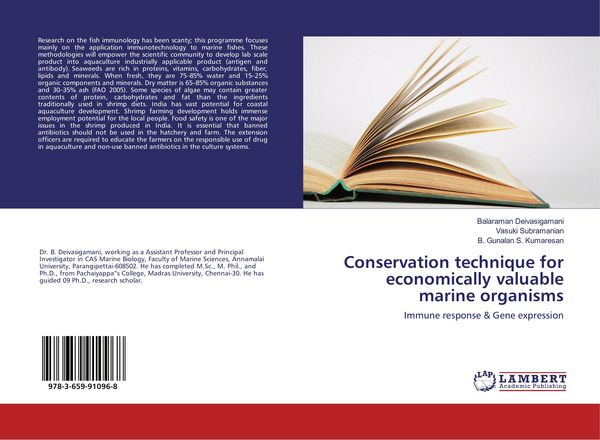 Produktbild: Conservation technique for economically valuable marine organisms