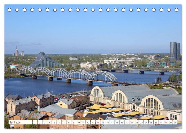 Produktbild: Landmarken der Ostsee (Tischkalender 2026 DIN A5 quer), CALVENDO Monatskalender