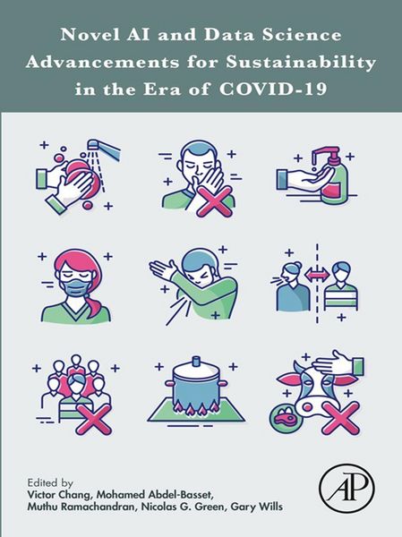 Produktbild: Novel AI and Data Science Advancements for Sustainability in the Era of COVID-19
