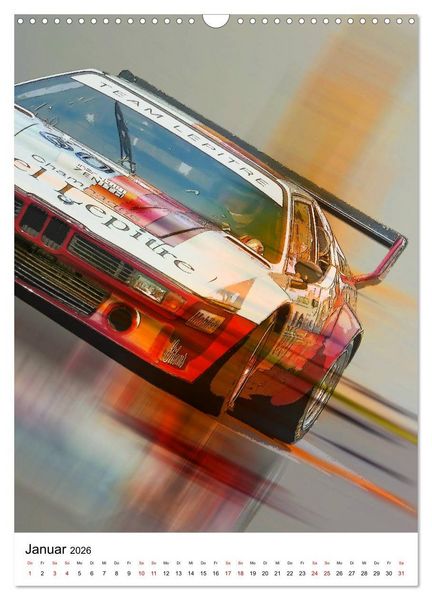 Produktbild: Faszination Rennsport (Wandkalender 2026 DIN A3 hoch), CALVENDO Monatskalender
