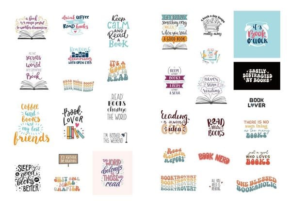 Produktbild: I love books &ndash; Mein Stickerbuch: F&uuml;r alle #booklover