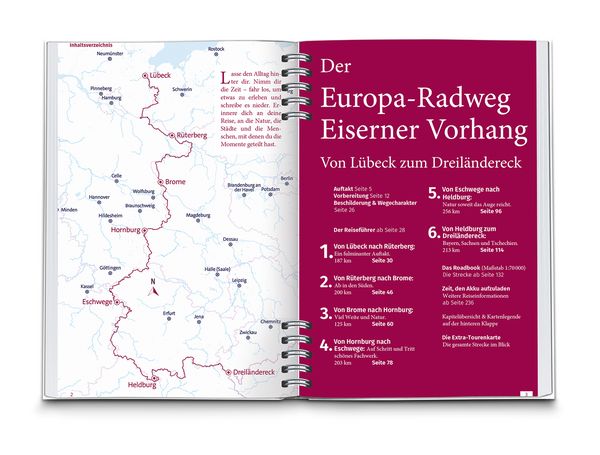 Produktbild: KOMPASS Radreisef&uuml;hrer Europa-Radweg Eiserner Vorhang / Deutsch-Deutscher Radweg