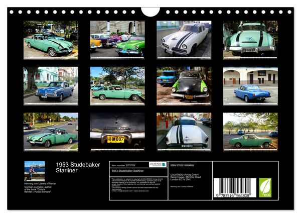 Produktbild: 1953 Studebaker Starliner (Wall Calendar 2026 DIN A4 landscape), CALVENDO 12 Month Wall Calendar