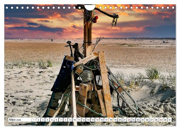 Produktbild: Strandgut Szenen (Wandkalender 2026 DIN A4 quer), CALVENDO Monatskalender