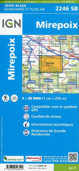 Produktbild: Mirepoix 1:25 000