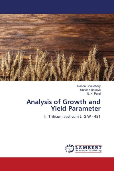 Produktbild: Analysis of Growth and Yield Parameter