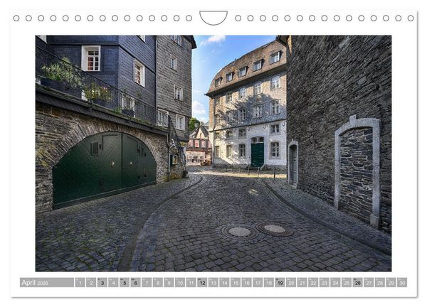 Produktbild: Monschau - Flanieren durch die historische Altstadt (Wandkalender 2026 DIN A4 quer), CALVENDO Monatskalender