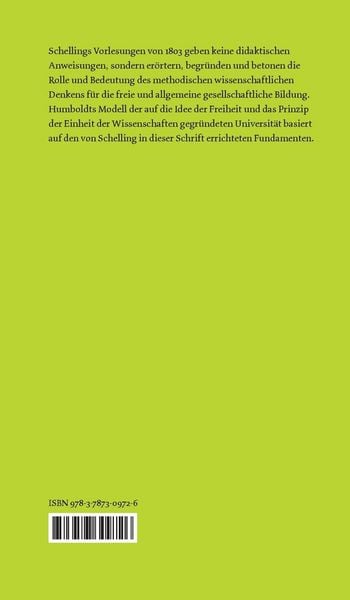 Produktbild: Vorlesungen &uuml;ber die Methode (Lehrart) des akademischen Studiums
