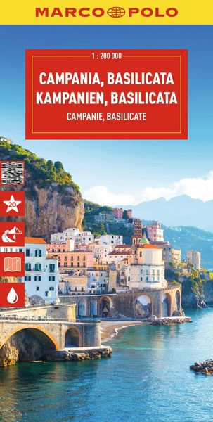 Produktbild: MARCO POLO Reisekarte Italien 12 Kampanien, Basilikata 1:200.000