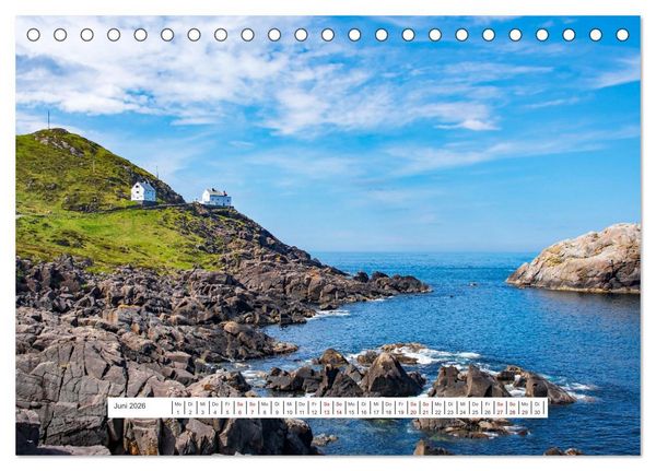Produktbild: Norwegen - ein traumhaftes Reiseziel (Tischkalender 2026 DIN A5 quer), CALVENDO Monatskalender