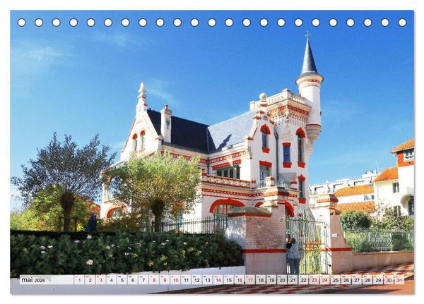 Produktbild: Le Touquet-Paris-Plage - Perle de la c&ocirc;te d'Opale (Calendrier de bureau 2026 DIN A5 vertical), CALVENDO calendrier mensuel