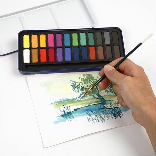 Produktbild: Creativ Company Wasserfarben 24er Set