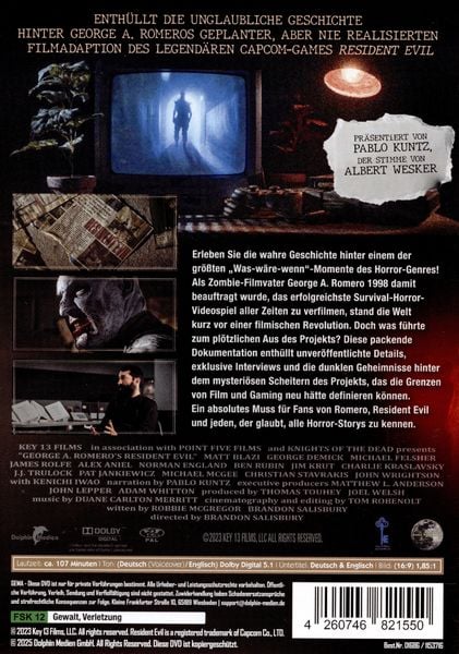 Produktbild: George A. Romero's Resident Evil - A Documentary