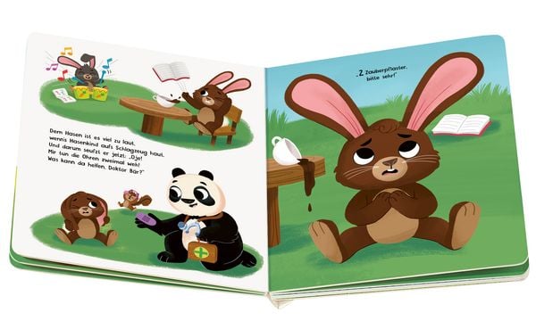 Produktbild: Play+ Mein lustiges Spielbuch Pflaster her, sagt Doktor B&auml;r - ab 2 Jahre