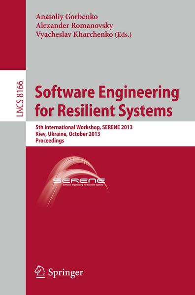Produktbild: Software Engineering for Resilient Systems