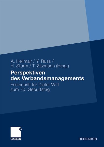 Perspektiven des Verbandsmanagements, Taschenbuch von , Betriebswirtschaftlicher Verlag Gabler, 9783834929242