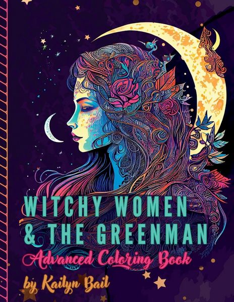 Produktbild: Witchy Women and The Greenman Advanced Coloring Book