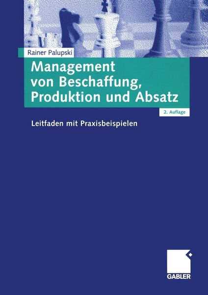 Produktbild: Management von Beschaffung, Produktion und Absatz