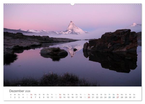 Produktbild: Magie Matterhorn (hochwertiger Premium Wandkalender 2026 DIN A2 quer), Kunstdruck in Hochglanz