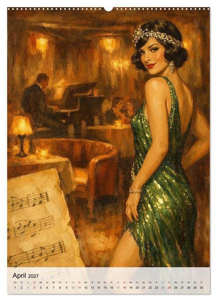Produktbild: Jazz & Glamour Weltreise (hochwertiger Premium Wandkalender 2027 DIN A2 hoch), Kunstdruck in Hochglanz