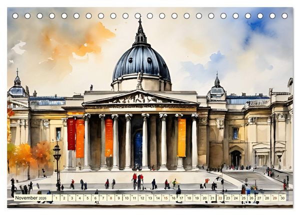 Produktbild: London - Metropole auf der Insel (Tischkalender 2026 DIN A5 quer), CALVENDO Monatskalender