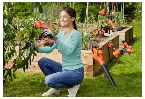 Produktbild: Black & Decker BCPP18D1-QW Akku Akku-Gartenschere inkl. Akku, inkl. Ladeger&auml;t 18V Li-Ion