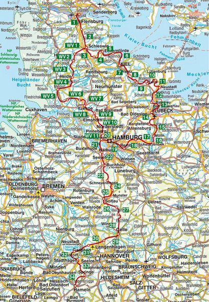 Produktbild: ROTHER Wanderf&uuml;hrer Fernwanderweg E1 - Deutschland Nord