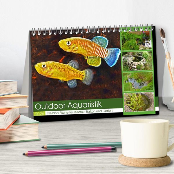 Produktbild: Outdoor-Aquaristik (Tischkalender 2026 DIN A5 quer), CALVENDO Monatskalender