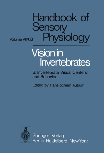 Produktbild: Comparative Physiology and Evolution of Vision in Invertebrates