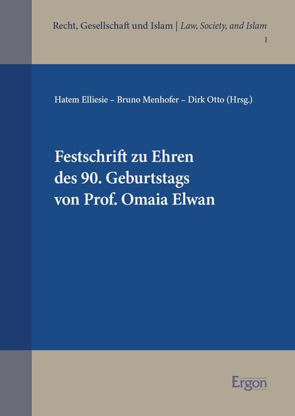 Produktbild: Festschrift zu Ehren des 90. Geburtstags von Prof. Omaia Elwan