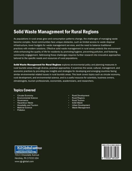 Produktbild: Solid Waste Management for Rural Regions