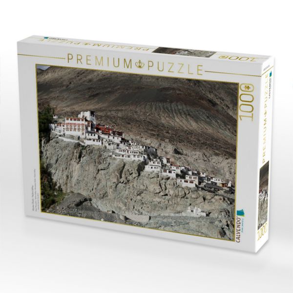 Produktbild: CALVENDO Puzzle Kloster Diskit / Nubra Valley | 1000 Teile Lege-Gr&ouml;&szlig;e 64x48cm Foto-Puzzle f&uuml;r gl&uuml;ckliche Stunden