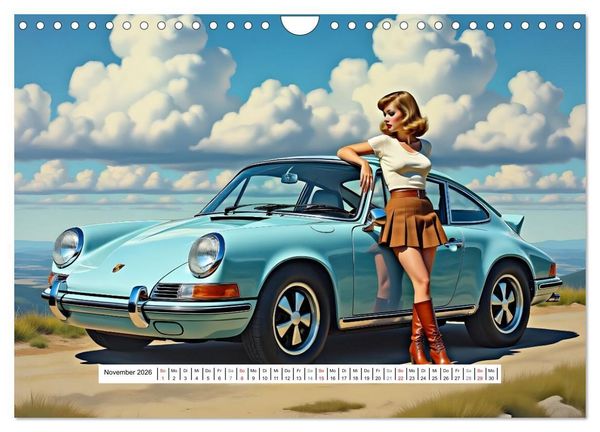 Produktbild: Lack und Leinwand (Wandkalender 2026 DIN A4 quer), CALVENDO Monatskalender