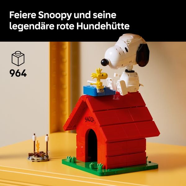 Produktbild: LEGO Ideas 21368 Peanuts: Snoopys Hundeh&uuml;tte, Modellbau f&uuml;r Erwachsene