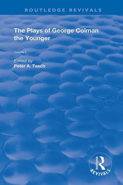 Produktbild: The Plays of George Colman the Younger