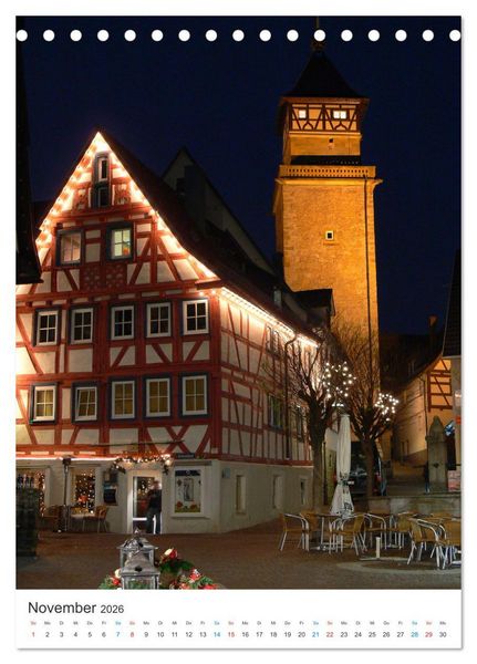 Produktbild: Waiblingen im Fokus (Tischkalender 2026 DIN A5 hoch), CALVENDO Monatskalender