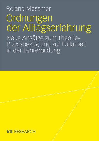 Produktbild: Ordnungen der Alltagserfahrung