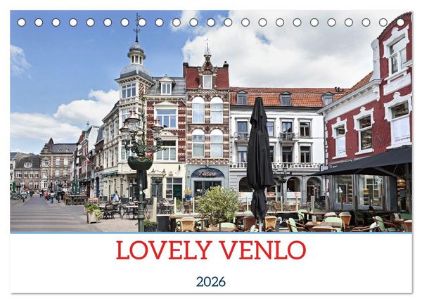 Produktbild: LOVELY VENLO (Desk Calendar 2026 DIN A5 landscape), CALVENDO 12 Month DeskCalendar