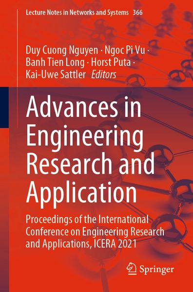 Produktbild: Advances in Engineering Research and Application