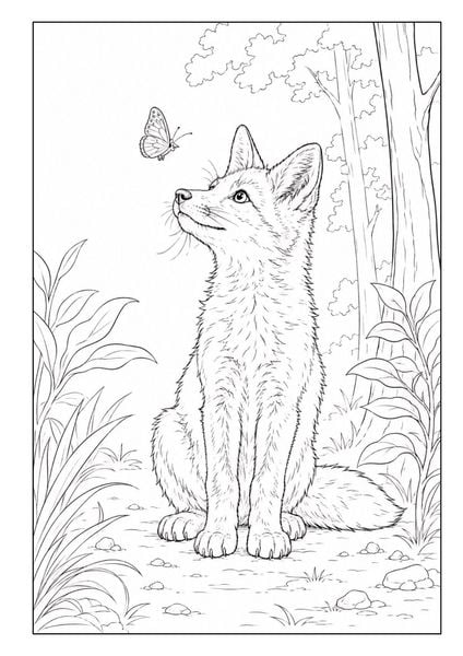 Produktbild: Wundersch&ouml;ne Tierwelt Malbuch f&uuml;r Kinder ab 8 Jahren mit 50 sch&ouml;nen Ausmalmotiven
