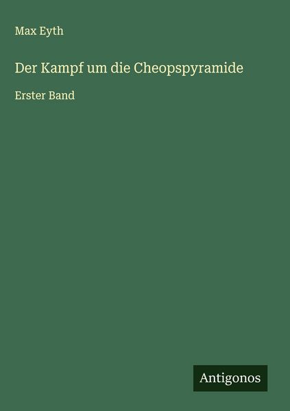 Produktbild: Der Kampf um die Cheopspyramide