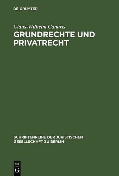 Produktbild: Grundrechte und Privatrecht